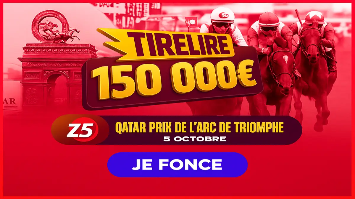 image Qatar Prix de l’Arc de Triomphe : visez la Méga Tirelire Zeturf (150 000 €) avec notre plan de jeu