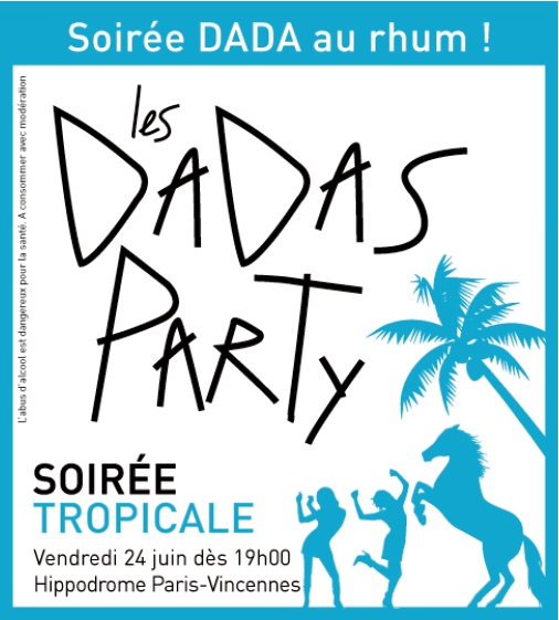 Affiche Dadas Party soirée tropicale