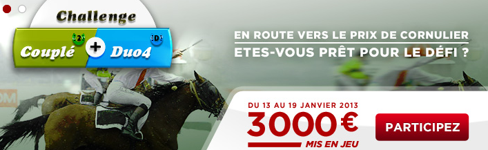 Le bonus de Betclic Turf est de 150 euros.