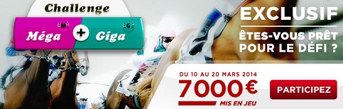 Challenge Mega Giga sur Betclic