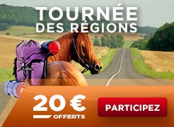 Des bonus de 20 euros à gagner grâce à la Tournée des Régions !