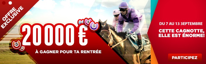 20.000 euros à gagner sur Betclic Turf.