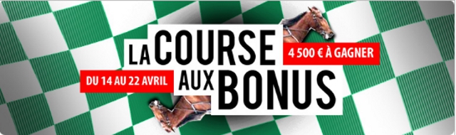 image Betclic Turf : "La Course aux Bonus" avec 4500 â‚¬ Ã  gagner !