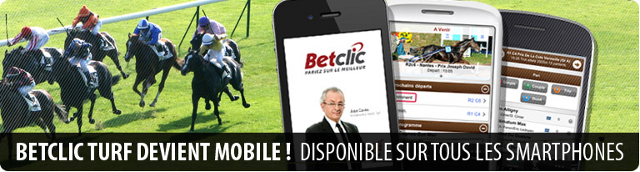 image Betclic Turf mobile : parier sur les courses hippiques depuis votre tÃ©lÃ©phone !