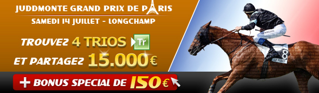 image Grand Prix de Paris - 15 000 â‚¬ Ã  gagner avec ZEturf