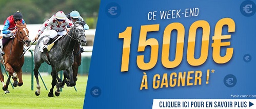1.500 euros &agrave; gagner sur LeTurf.fr.