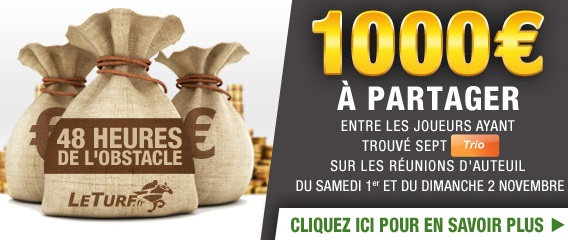1.000 euros à gagner sur Leturf.fr