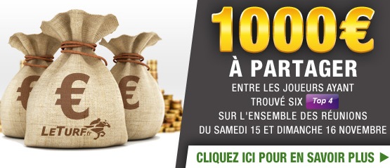 Leturf.fr : 1.000 euros à gagner