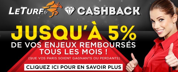 Cashback sur LeTurf.fr.