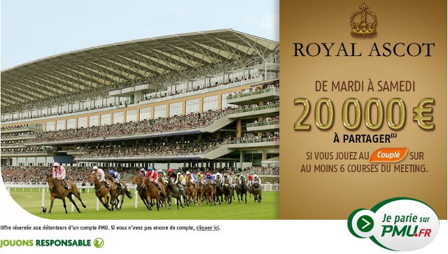 image PMU.fr au dÃ©part du Meeting de Royal Ascot