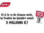 image PMU - Tirelire QuintÃ©+ de 5 millions â‚¬ tous les 13 du mois 