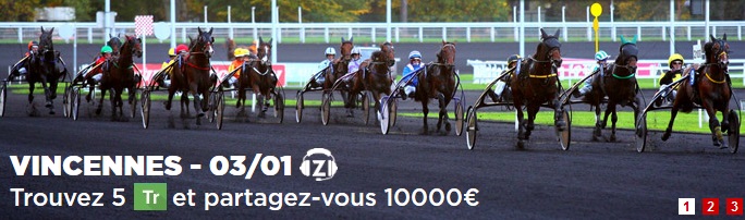 10.000 euros sur ZEturf.fr pour le Prix de Bourgogne.