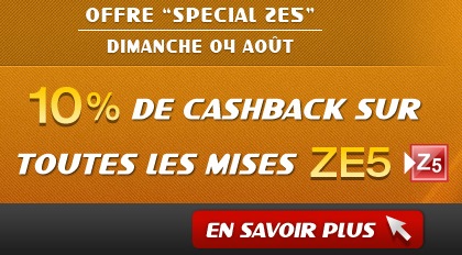 10% en cashback au Ze5