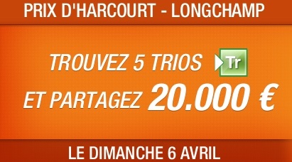 20.000 euros à gagner sur Zeturf