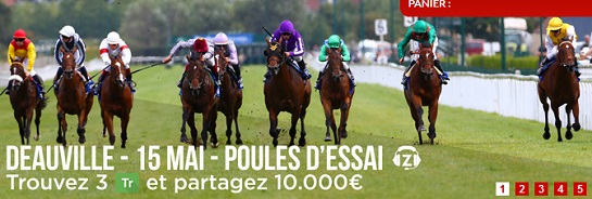 ZEturf.fr : 10.000 euros à gagner sur les Poules d'Essai.